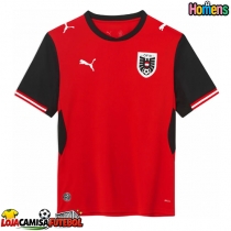 Camisa de Futebol Áustria Equipamento Principal Mundo 2026 Manga Curta